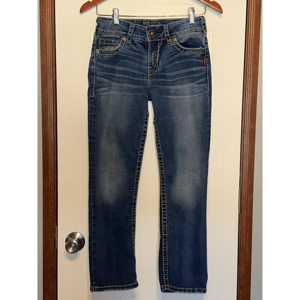 Silver‎ Jeans SUKI Capri Cropped Jeans Size 26